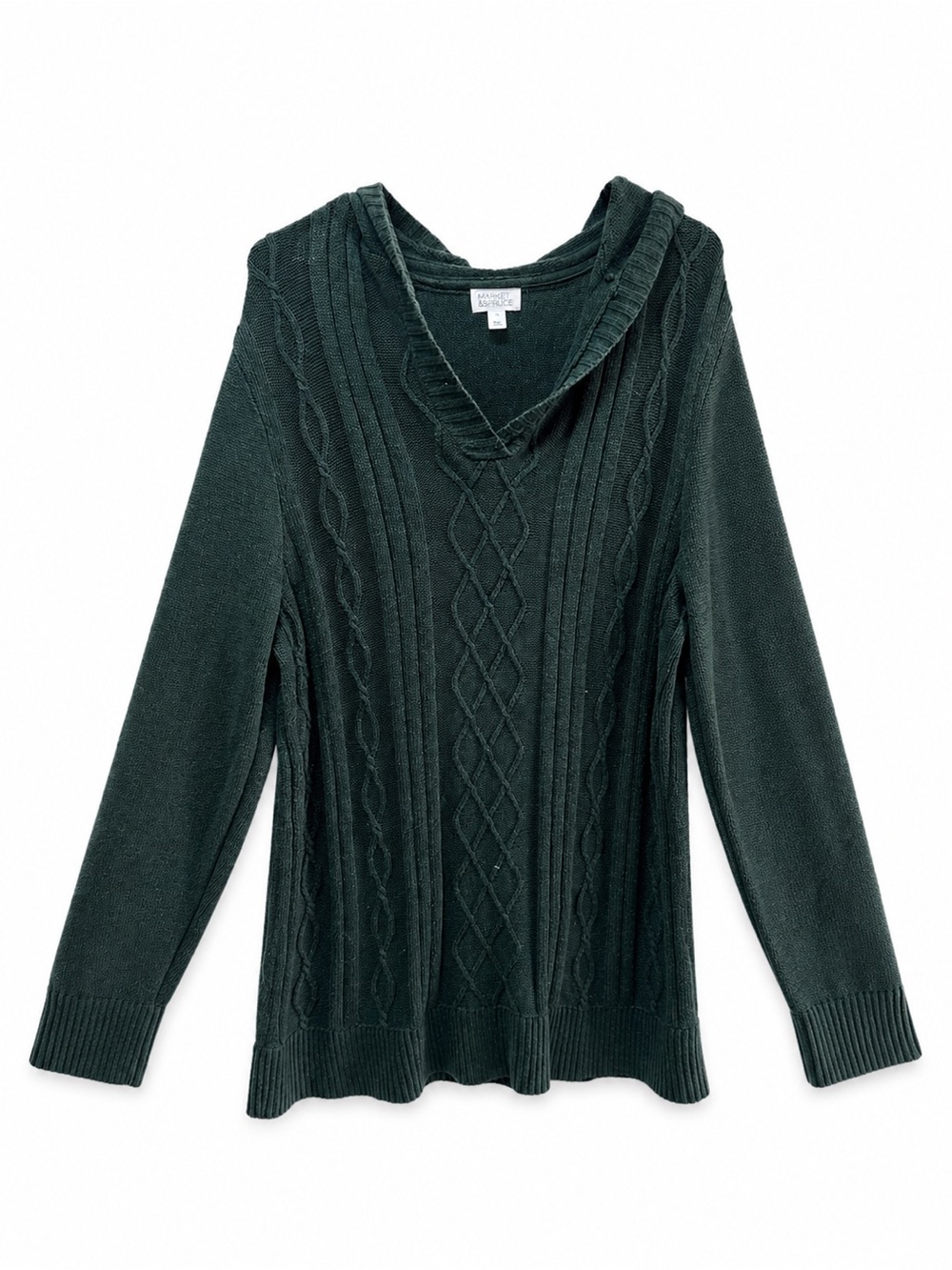 Knit Hooded Sweater